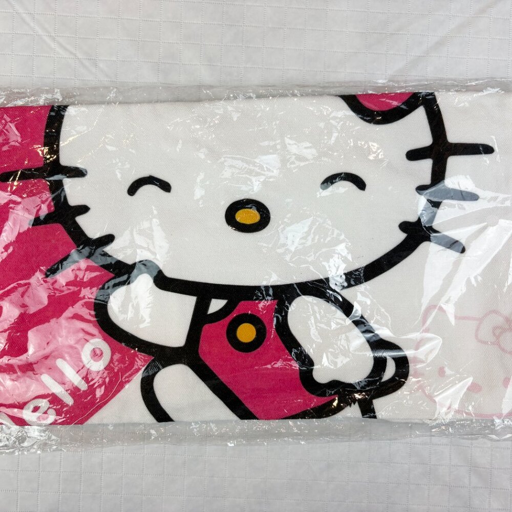 Hello Kitty Pink and White Canvas Tote Bag - Picture 5 of 6
